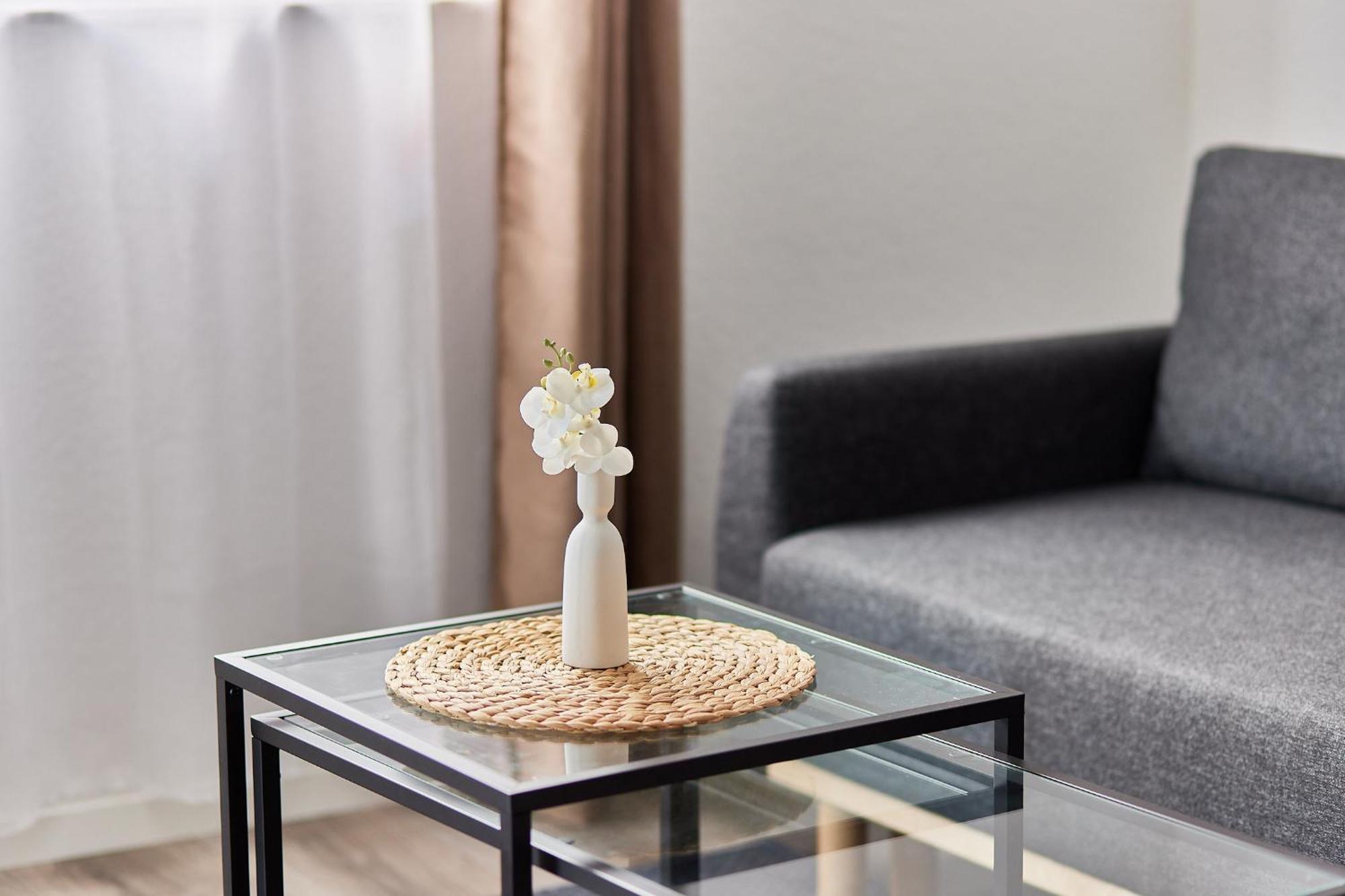 Elegantes 1 Zimmer Apartment Neubau MHG Dış mekan fotoğraf
