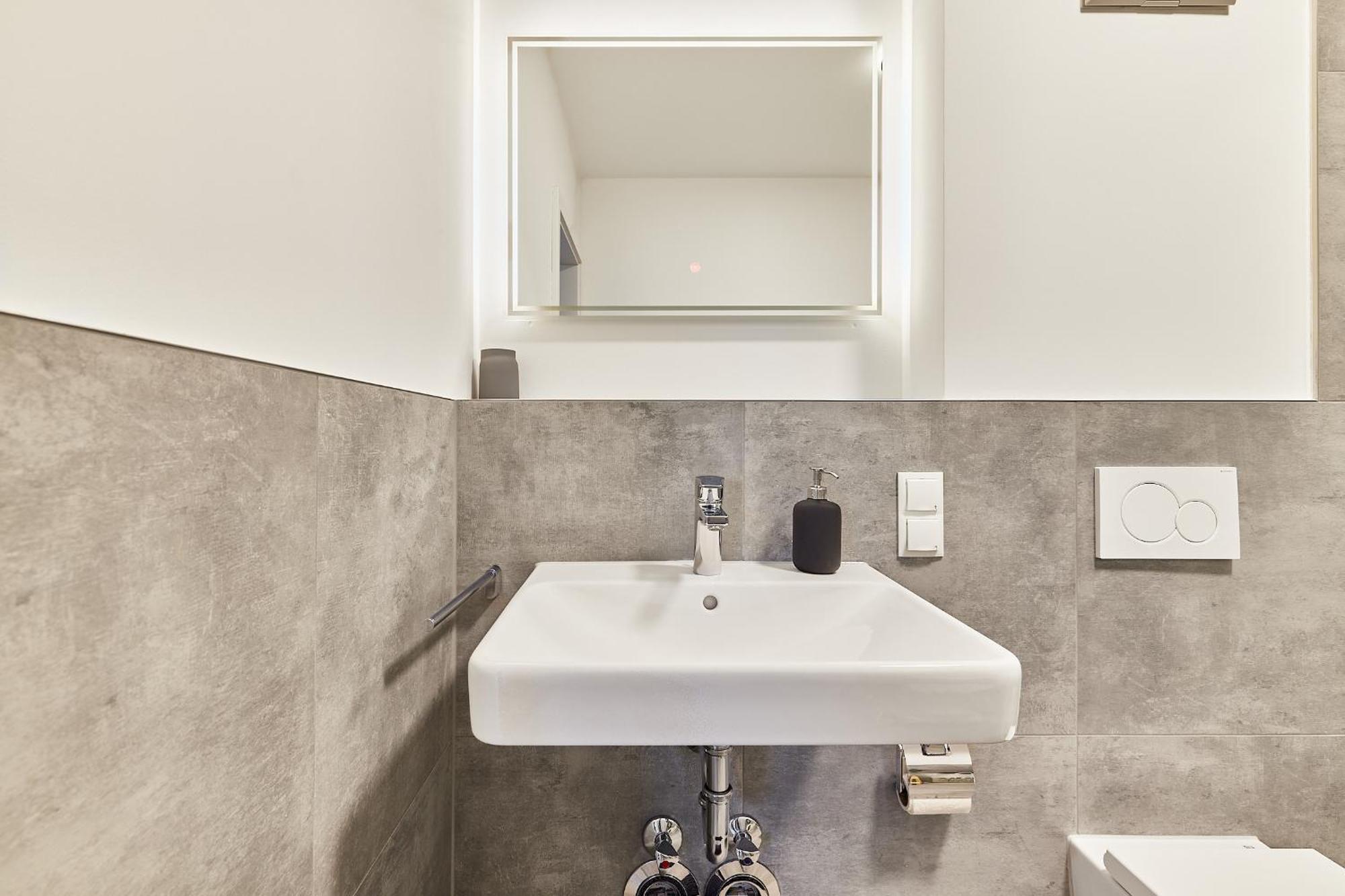 Elegantes 1 Zimmer Apartment Neubau MHG Dış mekan fotoğraf