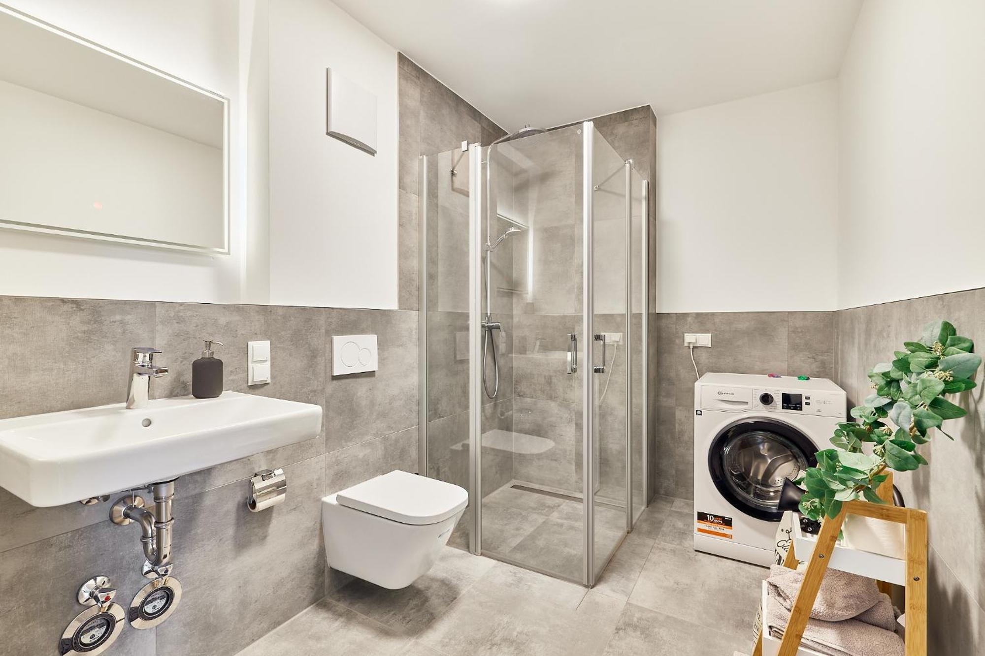 Elegantes 1 Zimmer Apartment Neubau MHG Dış mekan fotoğraf