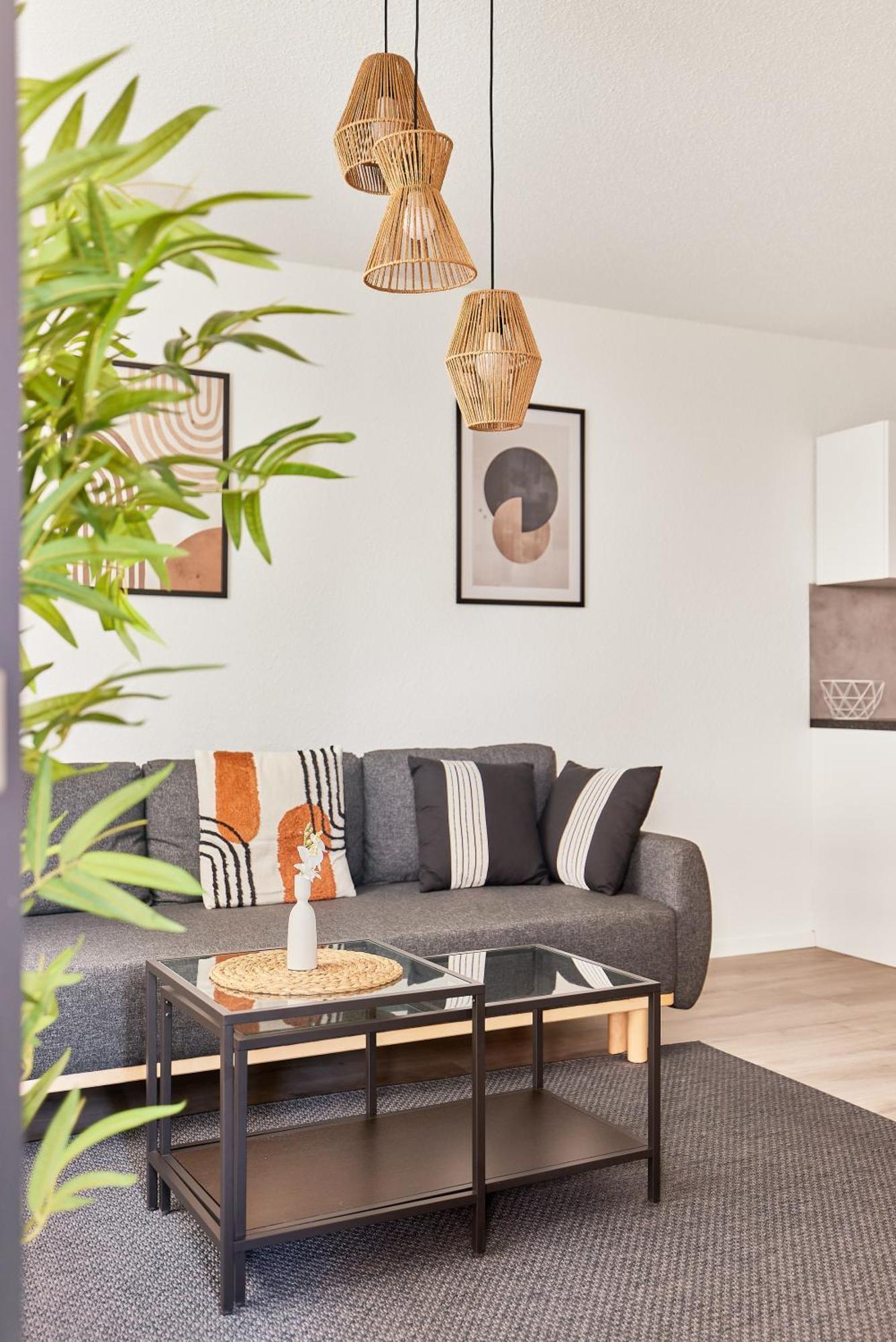 Elegantes 1 Zimmer Apartment Neubau MHG Dış mekan fotoğraf